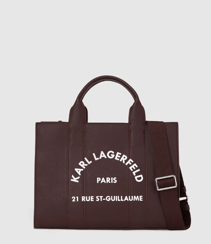Bolso tote mediano Rue St-Guillaume tabaco